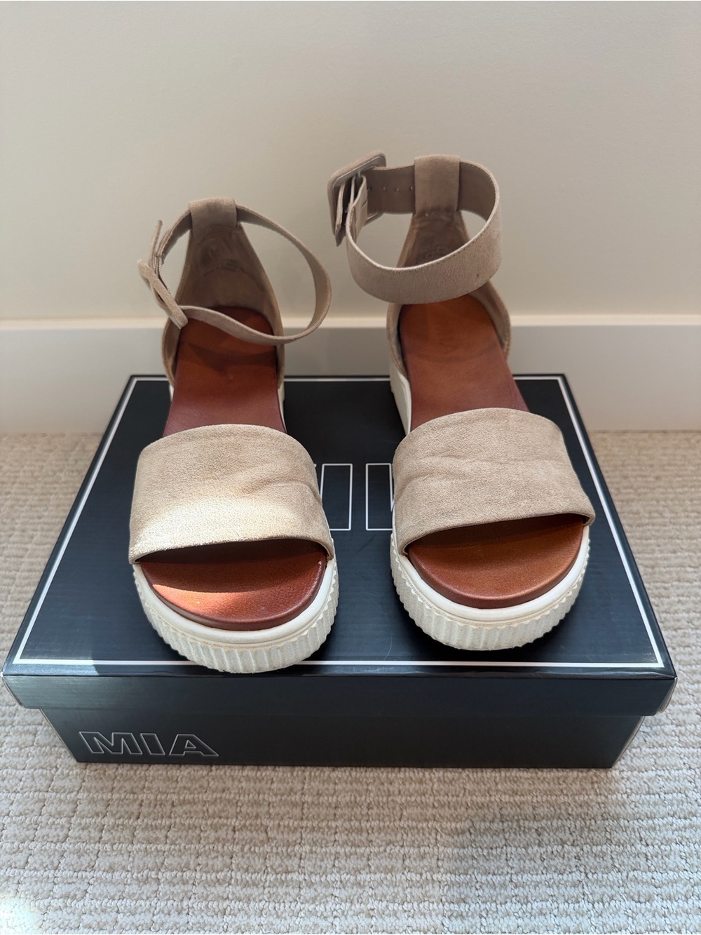 MIA Suede Nova Sandals